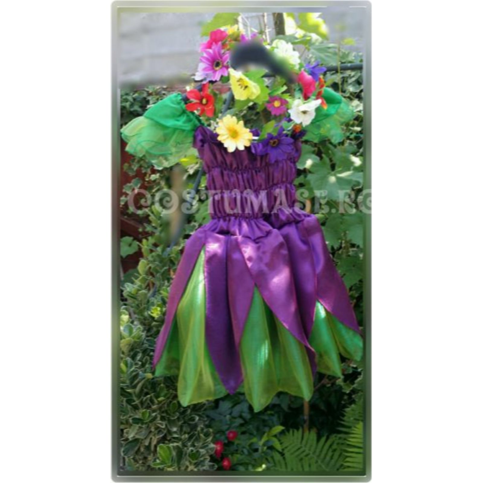 Rochita Violeta si coronita cu flori