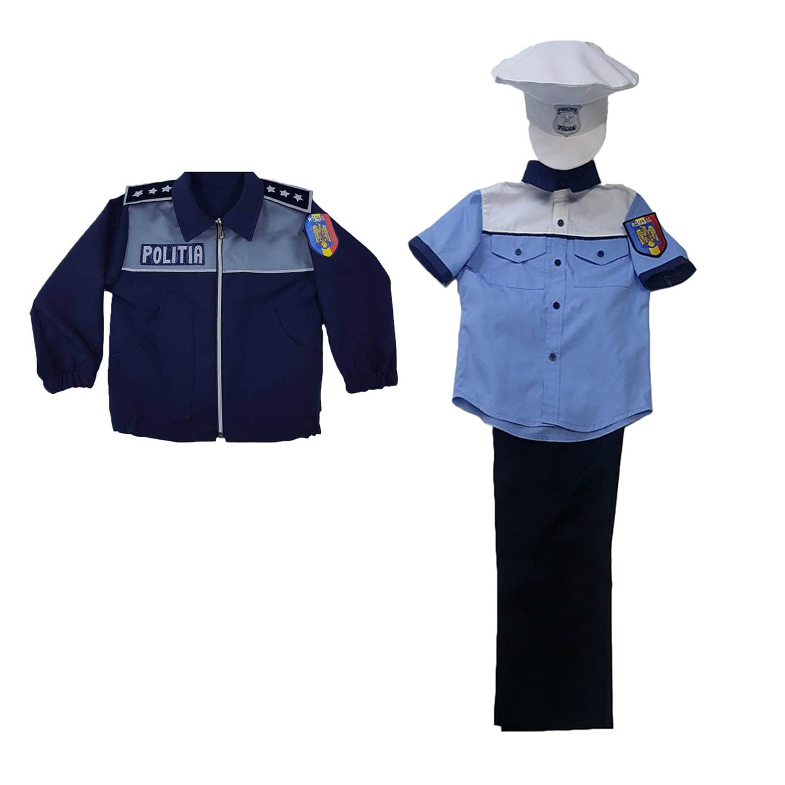 set politist standard cu bluzon