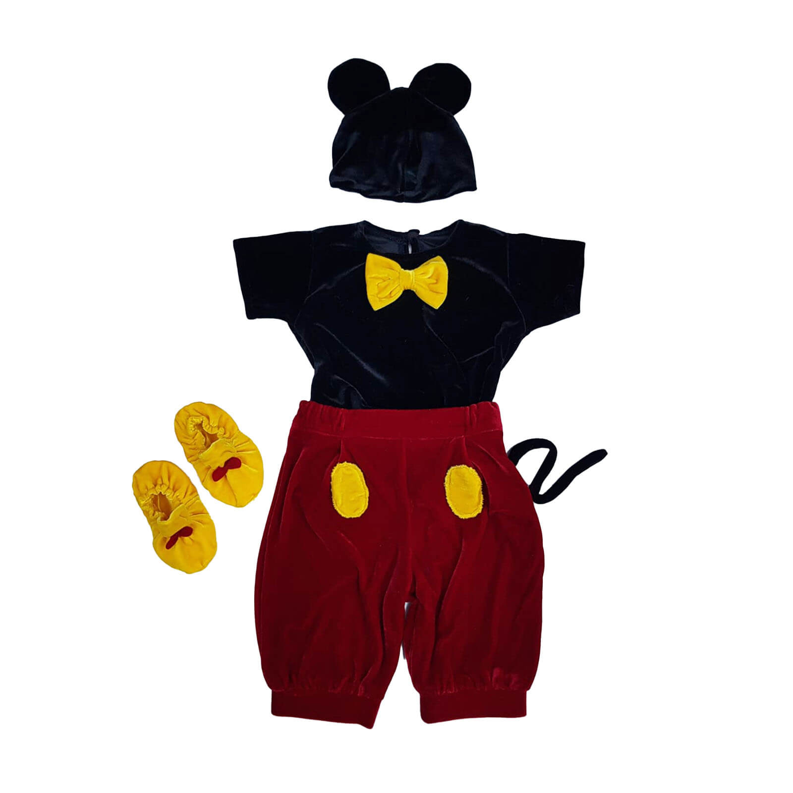 Costum botez Mickey Mouse 0-12 luni